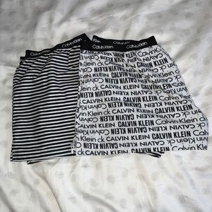 Calvin Klein Pj shorts. 2 pair.